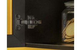 cerniere collo dritto X91 con chiusura soft e Basetta Euro, altezza 0, Acciaio, Titanio