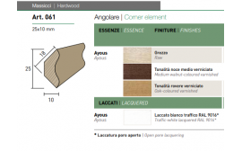Angolare in legno 061