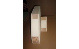 Mensole alto spessore alleggerite nobilitate in vero legno