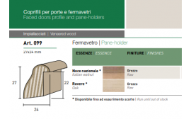 Cornice fermavetro 099