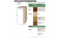 Cornice coprifilo per porte 70x23mm